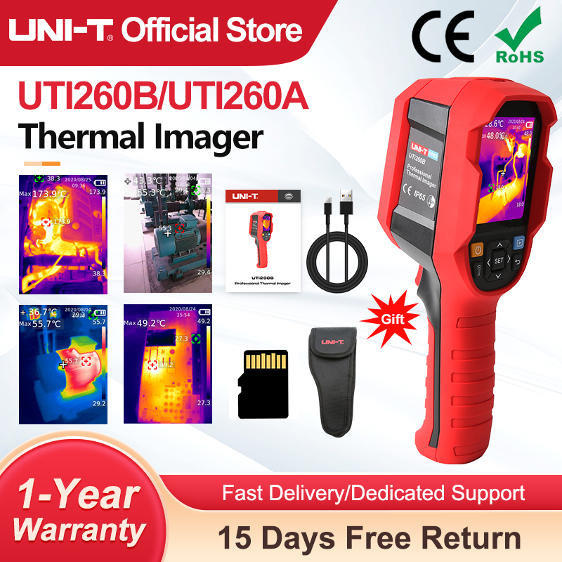 Nf 521 Thermal Imaging Camera - UNI-T UTI260B UTI260A Termocamera 256X192 Pixel