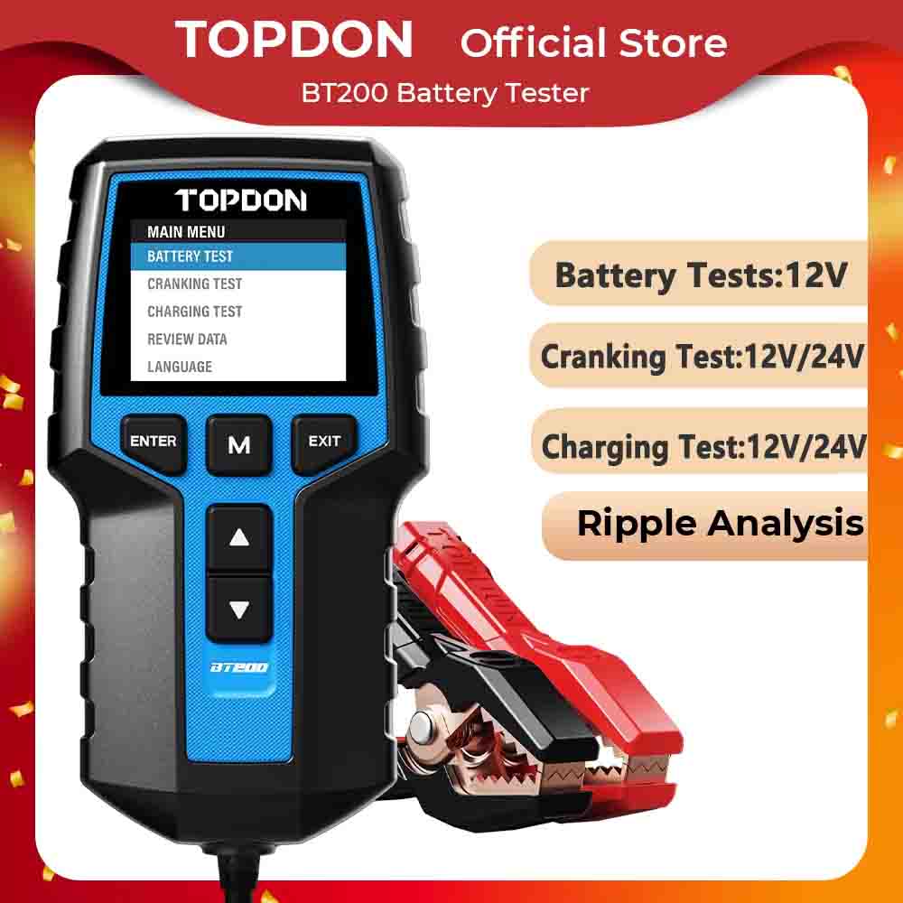 Topdon Tc001 Thermal Camera - TOPDON BT200 Tester batteria portatile Strumenti