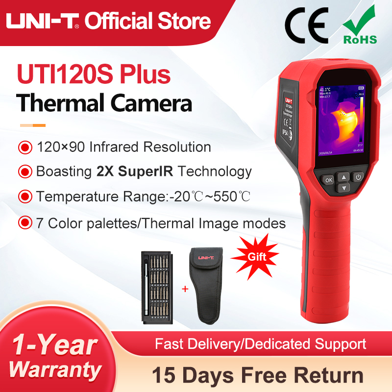 Nf 521 Thermal Imaging Camera - Telecamera Termica UNI-T UTI120S+ con Risoluzione