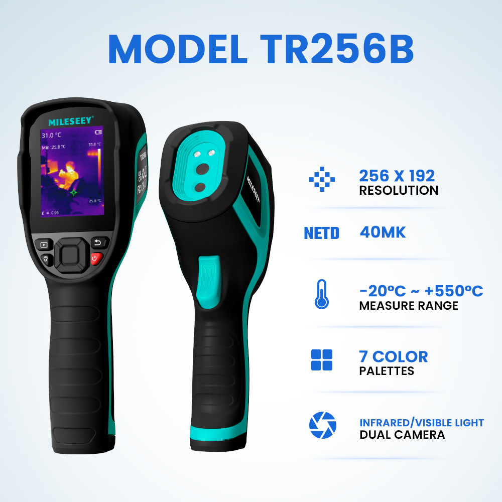 Nf 521 Thermal Imaging Camera - Termocamera ad alta precisione Mileseey, TR256B