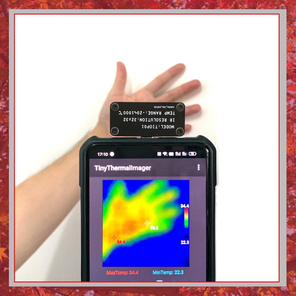 Tiop01 Thermal Camera - TIOP01 Termocamera 32x32 per Visione Notturna,