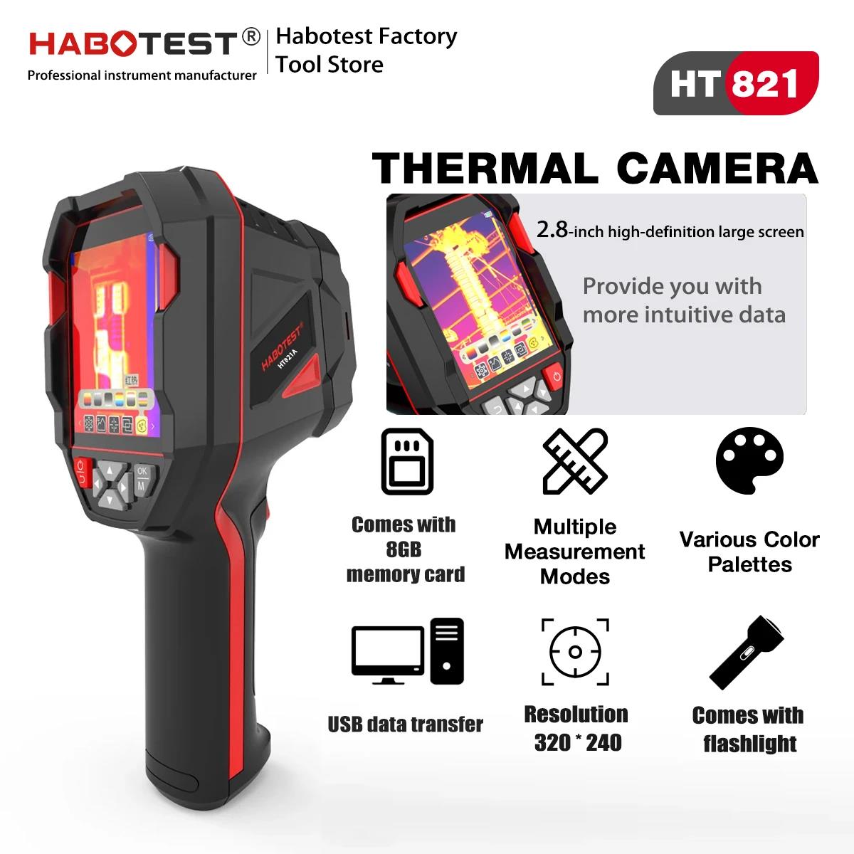 Nf 521 Thermal Imaging Camera - HABOTEST HT821A Telecamera termica 96X96 Pixel