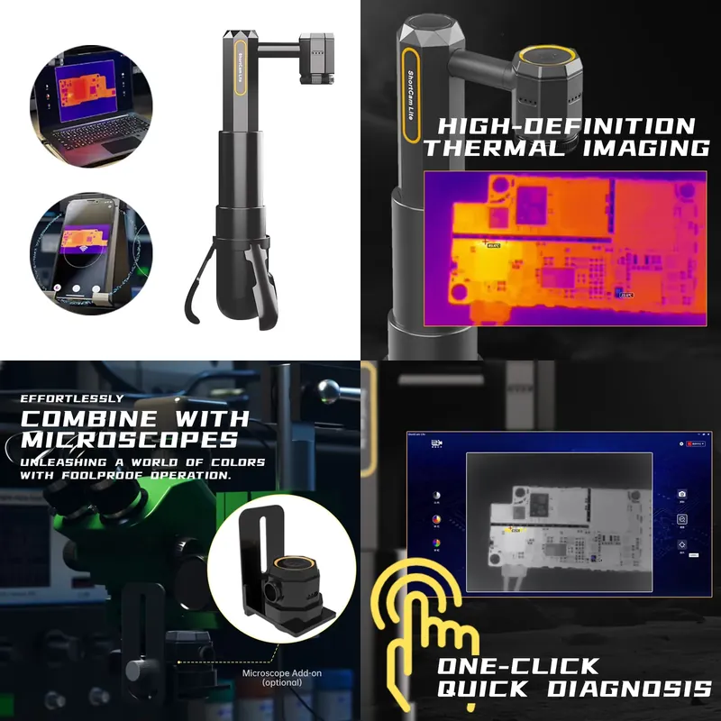 Shortcam Thermal Imaging Pcb - Strumento di Diagnosi Termica Rapida Pieghevole