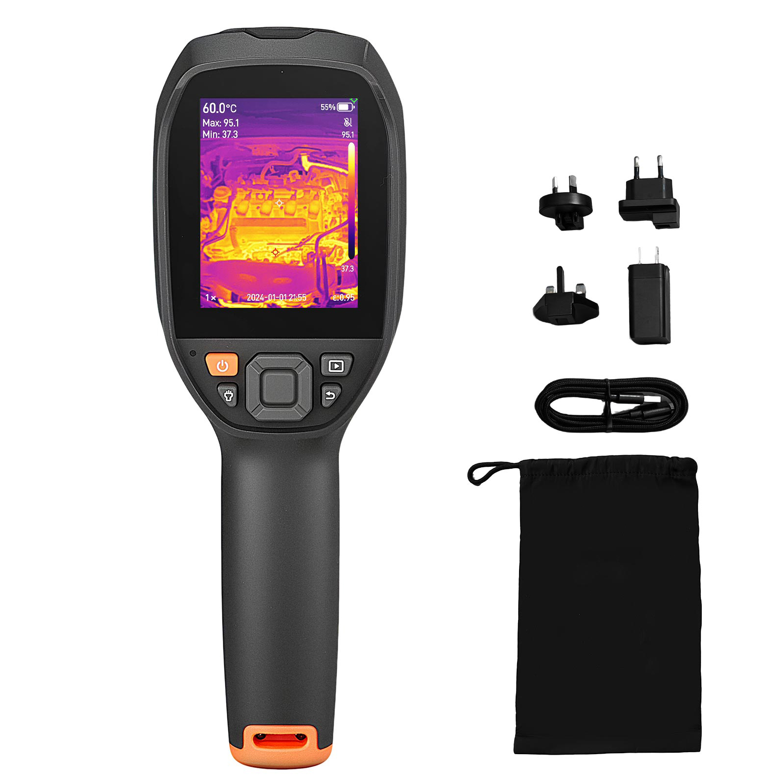 Thermal Imaging Camera 256X192 - VEVOR Telecamera Termica, Risoluzione TISR Super