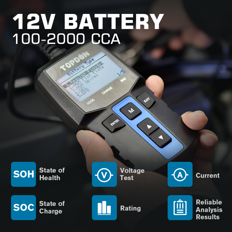 TOPDON BT100 12V Tester batter - Topdon Tc001 Thermal Camera recensione e prezzo