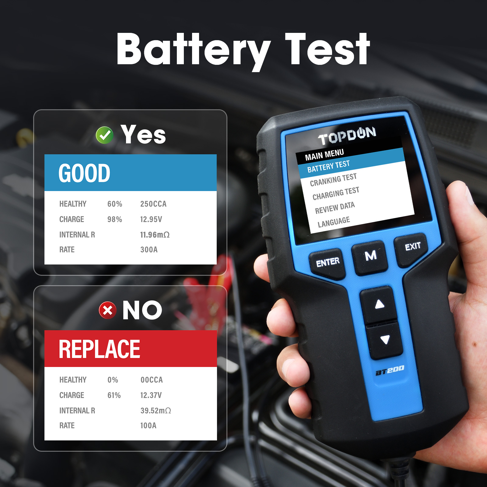 TOPDON BT200 Tester batteria p - Topdon Tc001 Thermal Camera recensione e prezzo