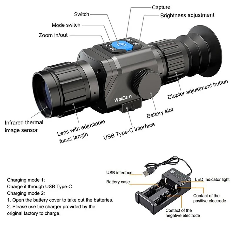 Monocolo Termico da Caccia 160 - Thermal Scope Night Vision Monocular recensione e prezzo
