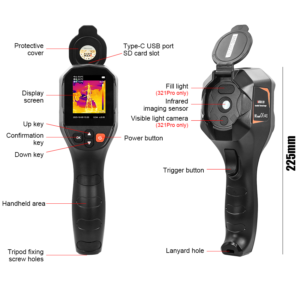 Termocamera VICTOR TISR 240x24 - Nf 521 Thermal Imaging Camera recensione e prezzo