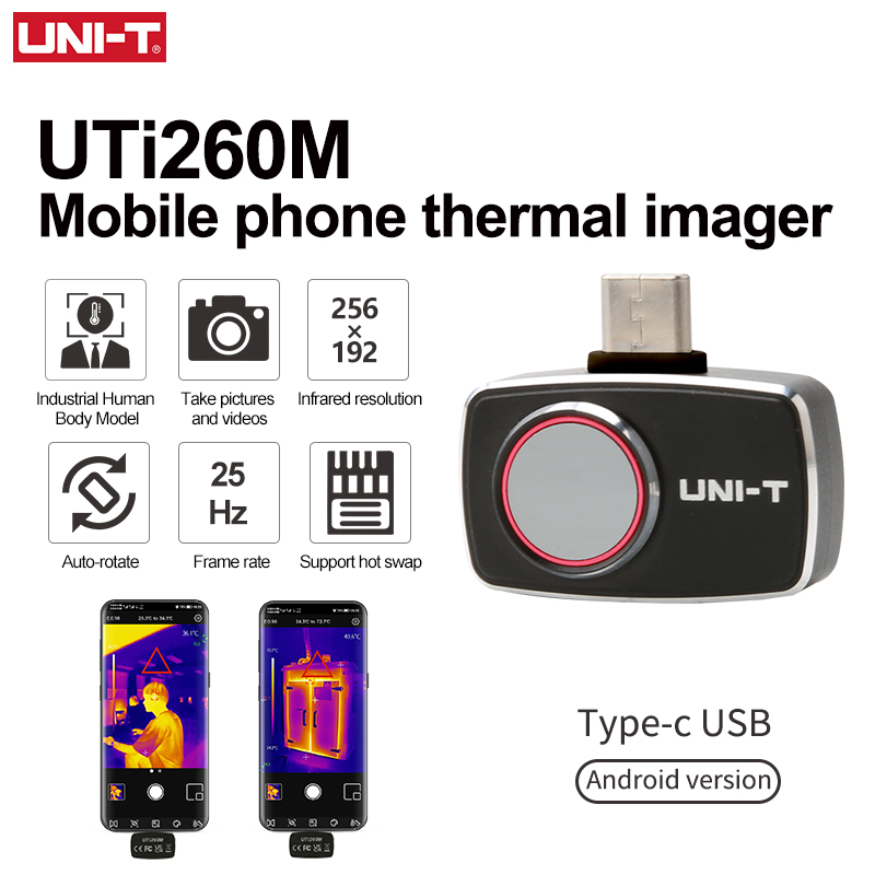 Termocamera UNI-T per Smartpho - Thermal Imaging Camera 256X192 recensione e prezzo