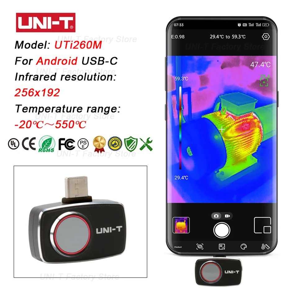Telecamera Termica a Infraross - Thermal Imaging Camera 256X192 recensione e prezzo