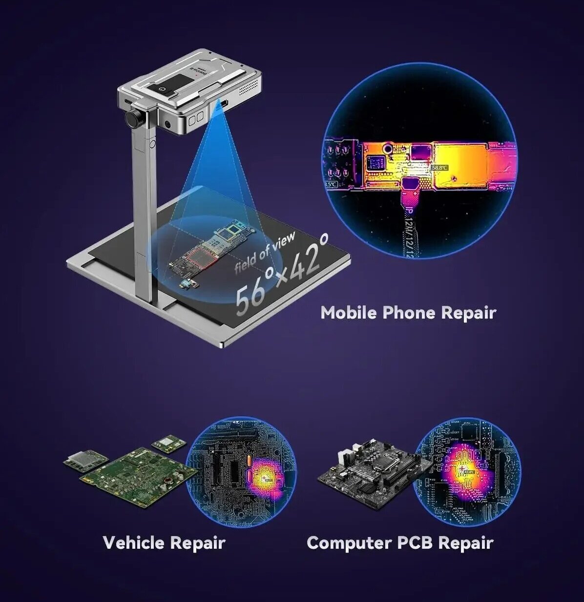 LANGCHI SHIRYCAN III 4K Appare - Pcb Short Circuit Thermal Diagnostics recensione e prezzo